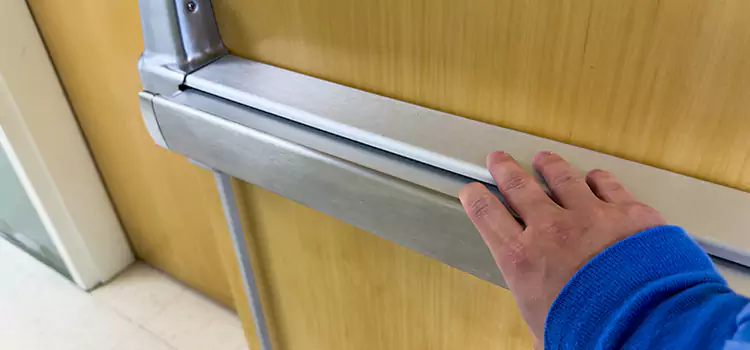 Installing a Push Bar on a Door Topeka